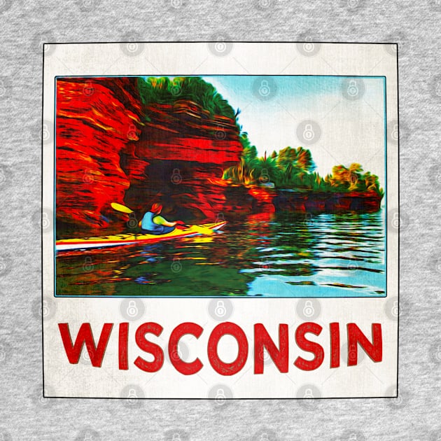 Outdoors Wisconsin • Cambrian Sandstone Cliffs by The MKE Rhine Maiden